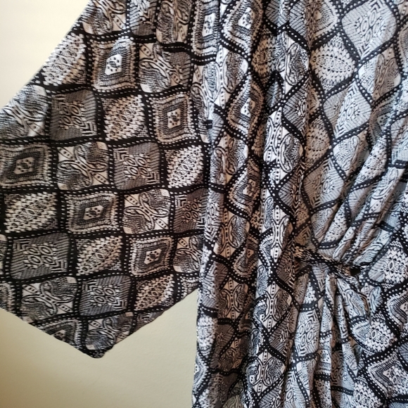 NWT Raisins Curve Black & White Coverup Size 3X - Picture 7 of 8